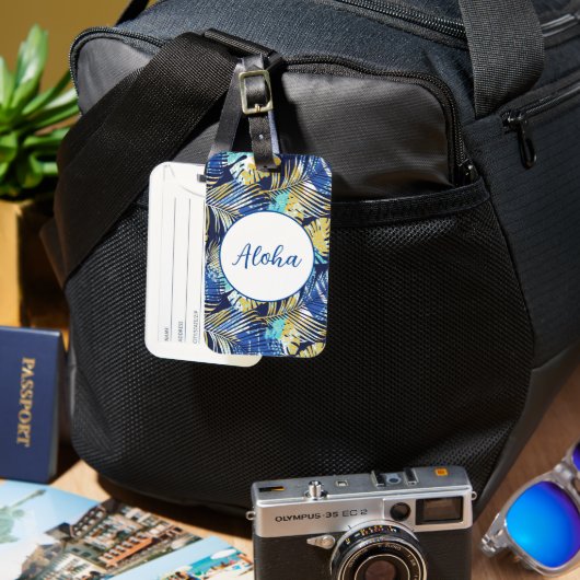 ハワイアンラゲッジタグ ラゲッジタグ (正面&裏面)