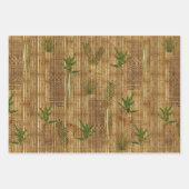 ハワイアンラッピング紙セット ラッピングペーパーシート (正面2)