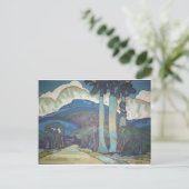 ハワイアンランドスケープバイアルマンマノキアン, 1928 ポストカード (スタンド正面)