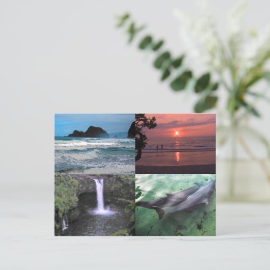 ハワイアンランドスケープフォーフォトアロハハワイ ポストカード (スタンド正面)