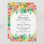 ハワイアンリハーサルのディナー招待 招待状 (正面/裏面)