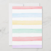 ハワイアンルアウトロピカルプールビーチパーティーバースデー 招待状 (裏面)