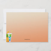 ハワイアンルアウ招待状 招待状 (裏面)