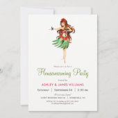 ハワイアンルアウ新築祝いパーティー招待状 招待状 (正面)