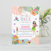 ハワイアンルアウ誕生日招待状 招待状 (スタンド正面)