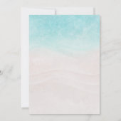 ハワイアンルアウ(ハワイ式宴会)アロハパイナップルベビーシャワー 招待状 (裏面)