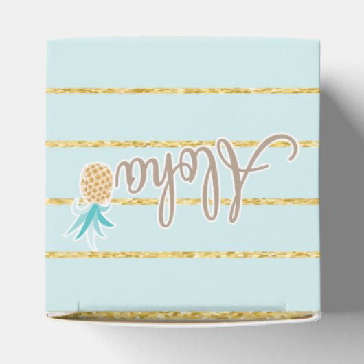 ハワイアンルアウ（ハワイ式宴会）カスタムお願いボックス フェイバーボックス (上部)