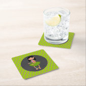 ハワイアンルアウ（ハワイ式宴会）ガールバースデーパーティー スクエアペーパーコースター (インサイチュ)