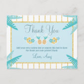 ハワイアンルアウ（ハワイ式宴会）サンキューカード ポストカード (正面)