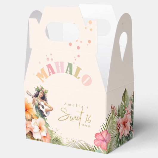 ハワイアンルアウ（ハワイ式宴会）スイート16マハロID1092 フェイバーボックス (オープン)