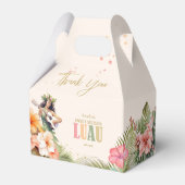 ハワイアンルアウ（ハワイ式宴会）スウィート16ありがとうID1092 フェイバーボックス (正面サイド)