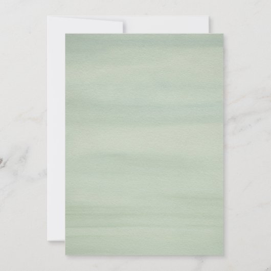 ハワイアンルアウ（ハワイ式宴会）トロピカルアイランド結婚フローラ 招待状 (裏面)