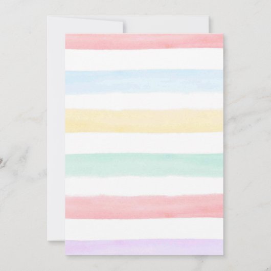 ハワイアンルアウ（ハワイ式宴会）トロピカルプールビーチパーティー誕生日 招待状 (裏面)