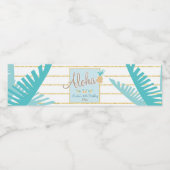 ハワイアンルアウ（ハワイ式宴会）、パイナップル ペットボトルラベル (シングルラベル)