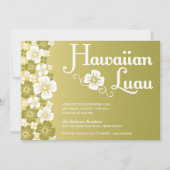 ハワイアンルアウ(ハワイ式宴会)|パーティの招待状 招待状 (正面)