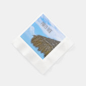 ハワイアンルアウ（ハワイ式宴会）パーティーチキハット 縁ありカクテルナプキン (角)