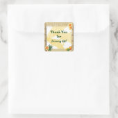 ハワイアンルアウ(ハワイ式宴会)パーティー特典シール スクエアシール (バッグ)