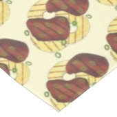 ハワイアンルアウ（ハワイ式宴会）フーリチキンパイナップルパーティー テーブルクロス (アングル)