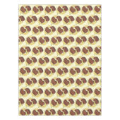 ハワイアンルアウ（ハワイ式宴会）フーリチキンパイナップルパーティー テーブルクロス (正面)