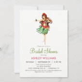 ハワイアンルアウ(ハワイ式宴会)ブライダルシャワー招待 招待状 (正面)