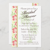 ハワイアンルアウ(ハワイ式宴会)ブライダルシャワー招待 招待状 (正面/裏面)