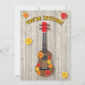 ハワイアンルアウ（ハワイ式宴会）ベビーシャワー招待状 招待状 (裏面)