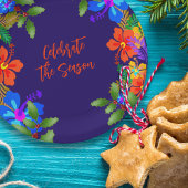 ハワイアンルアウ（ハワイ式宴会）ホリデーお祝い ペーパープレート