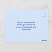 ハワイアンルアウ（ハワイ式宴会）ホリデーオフィスパーティーハイビスカス ポストカード (裏面)