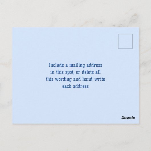 ハワイアンルアウ（ハワイ式宴会）ホリデーオフィスパーティーハイビスカス ポストカード (裏面)