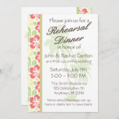 ハワイアンルアウ(ハワイ式宴会)リハーサルディナーパーティの招待状 招待状 (正面/裏面)