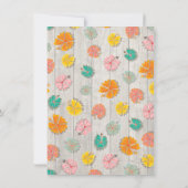 ハワイアンルアウ(ハワイ式宴会)リハーサルディナー招待状 招待状 (裏面)