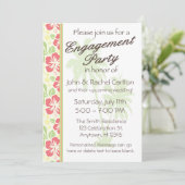 ハワイアンルアウ（ハワイ式宴会）婚約パーティ招待状 招待状 (スタンド正面)