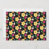 ハワイアンルアウ(ハワイ式宴会)子どもの誕生日パーティーへの招待 招待状 (裏面)