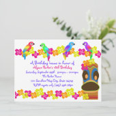 ハワイアンルアウ（ハワイ式宴会） 招待状 (スタンド正面)