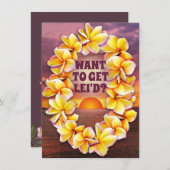 ハワイアンルアウ（ハワイ式宴会）(文字のカスタマイズ) (正面/裏面)