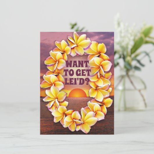 ハワイアンルアウ（ハワイ式宴会）(文字のカスタマイズ) (スタンド正面)