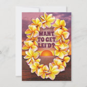 ハワイアンルアウ（ハワイ式宴会）(文字のカスタマイズ) (正面)