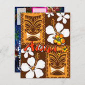 ハワイアンルアウ（ハワイ式宴会） 案内ポストカード (正面/裏面)