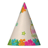 ハワイアンルアウ(ハワイ式宴会)熱帯誕生日 パーティーハット (左)