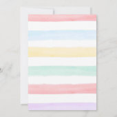 ハワイアンルアウ（ハワイ式宴会）誕生日招待状トロピカルプールパーティー  招待状 (裏面)