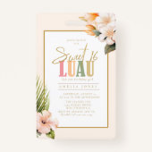 ハワイアンルアウ(ハワイ式宴会)Sweet sixteenID1092 バッジ (裏面)