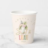 ハワイアンルアウ(ハワイ式宴会)Sweet sixteenID1092 紙コップ (正面)