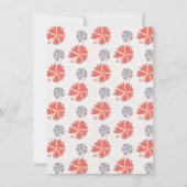 ハワイアンルアウ レトロ フラガール パーティー 招待状 (裏面)