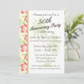 ハワイアンルアウ 50周年パーティー招待状 招待状 (スタンド正面)