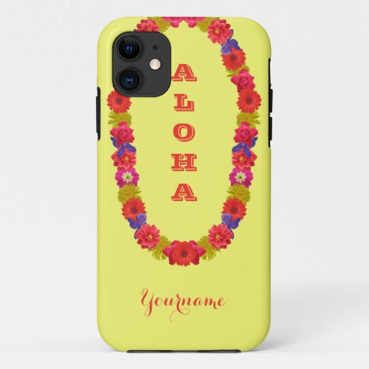 ハワイアンレイカスタムケース Case-Mate iPhoneケース (裏面)