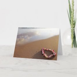 ハワイアンレイグリーティングカード カード