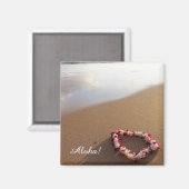 ハワイアンレイビーチ磁石 マグネット (正面/裏面)