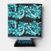 ハワイアンレイプリント 缶クーラー (正面)