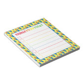 ハワイアンレインボーシェアアイス凍っていデザートハワイ ノートパッド (アングル)