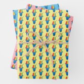 ハワイアンレインボーシェアアイス凍っていデザートハワイ ラッピングペーパーシート (インサイチュ)